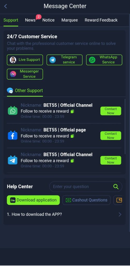 BET55 GAME APK